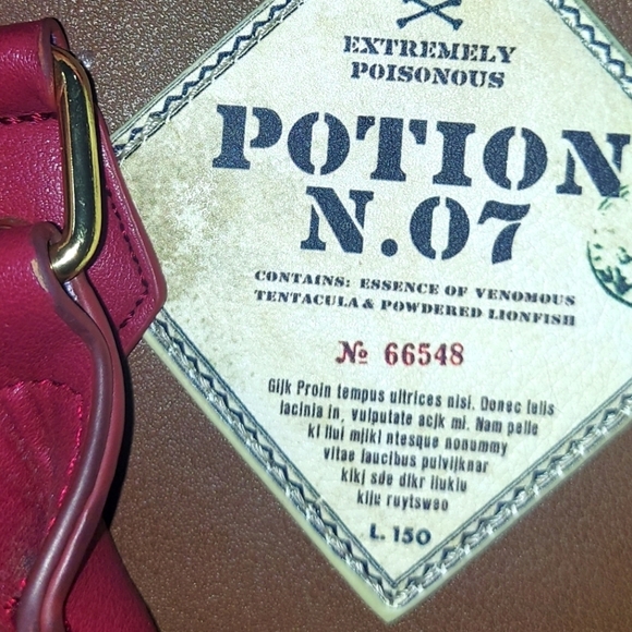 Bioworld Harry Potter 9 3/4 Deluxe Mini Brief Handbag Purse Satchel Preloved - Picture 11 of 11